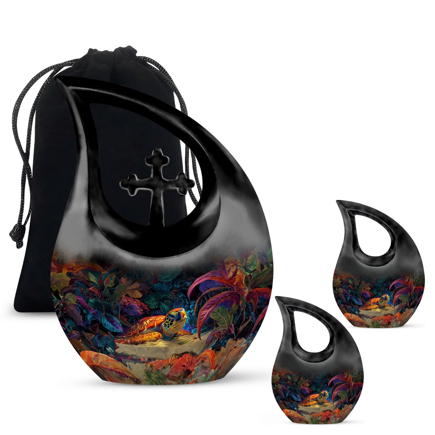 Turtle-themed Funeral Urn
