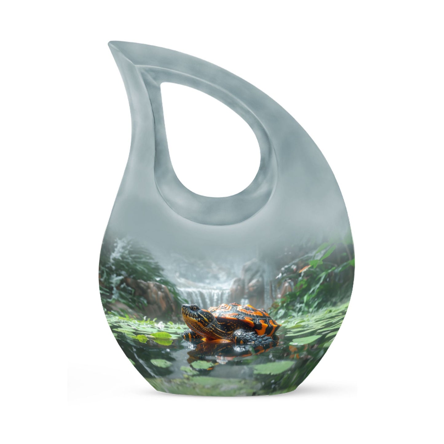 Turtle themed 10-inch Memorial Urn