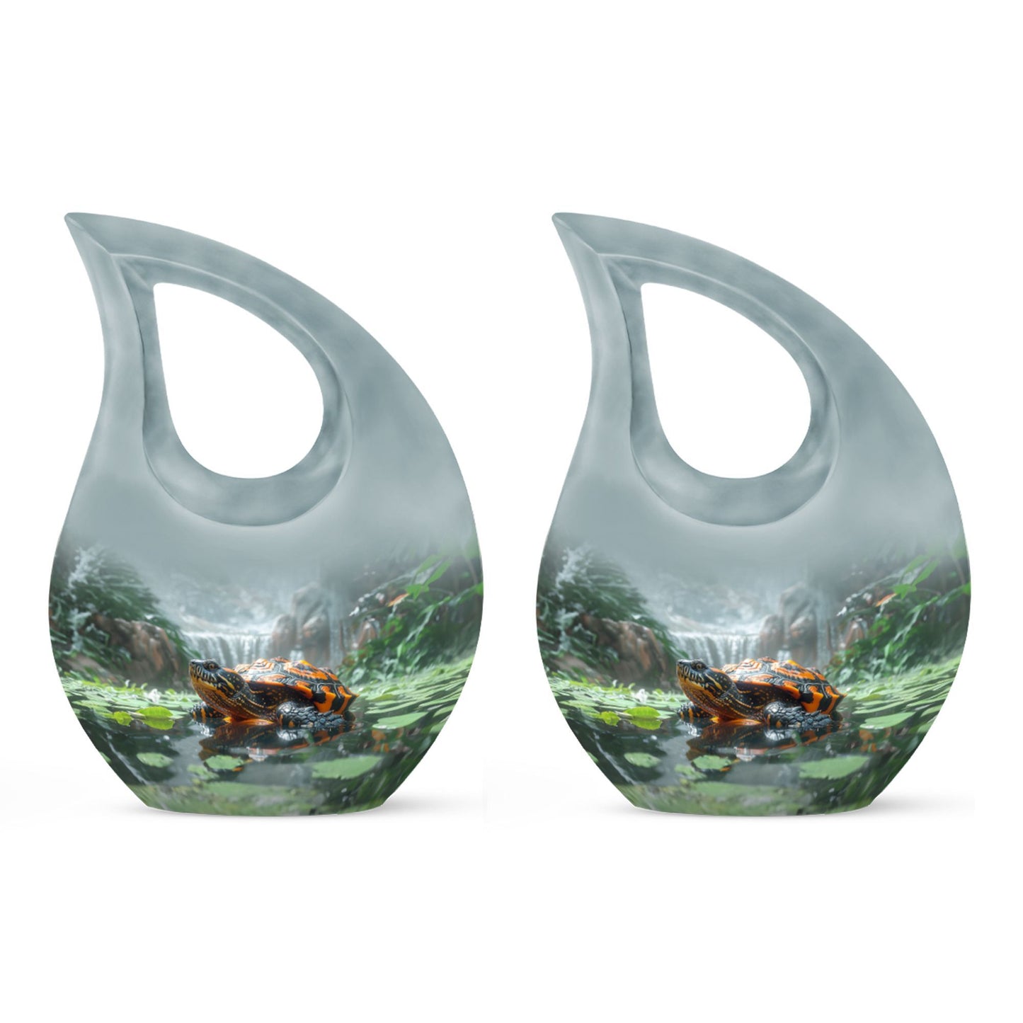 Turtle themed 10-inch Memorial Urn