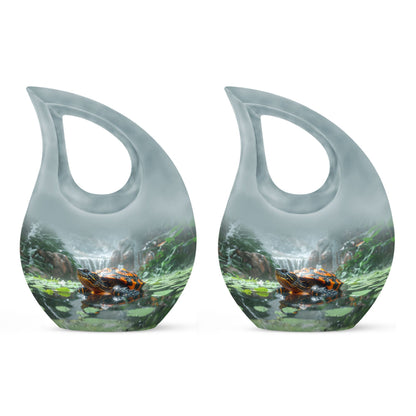 Turtle themed 10-inch Memorial Urn