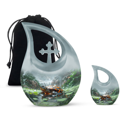 Turtle themed 10-inch Memorial Urn