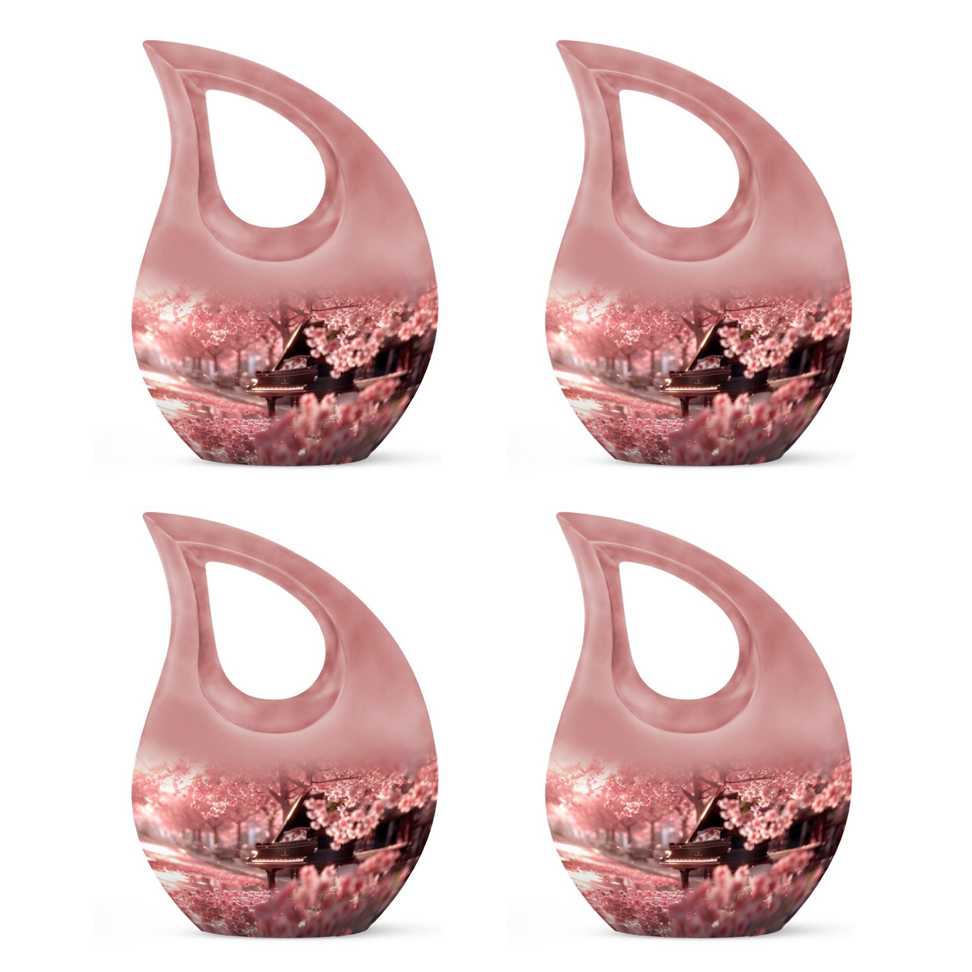 Piano Theme 3 Inch Keepsake Pack of 4