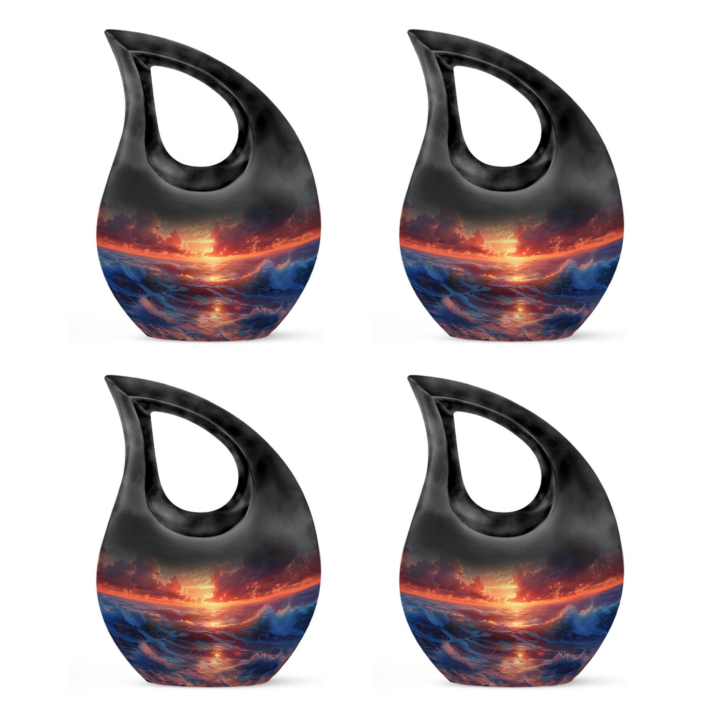 Sunrise Theme 3 Inch Keepsake Pack of 4