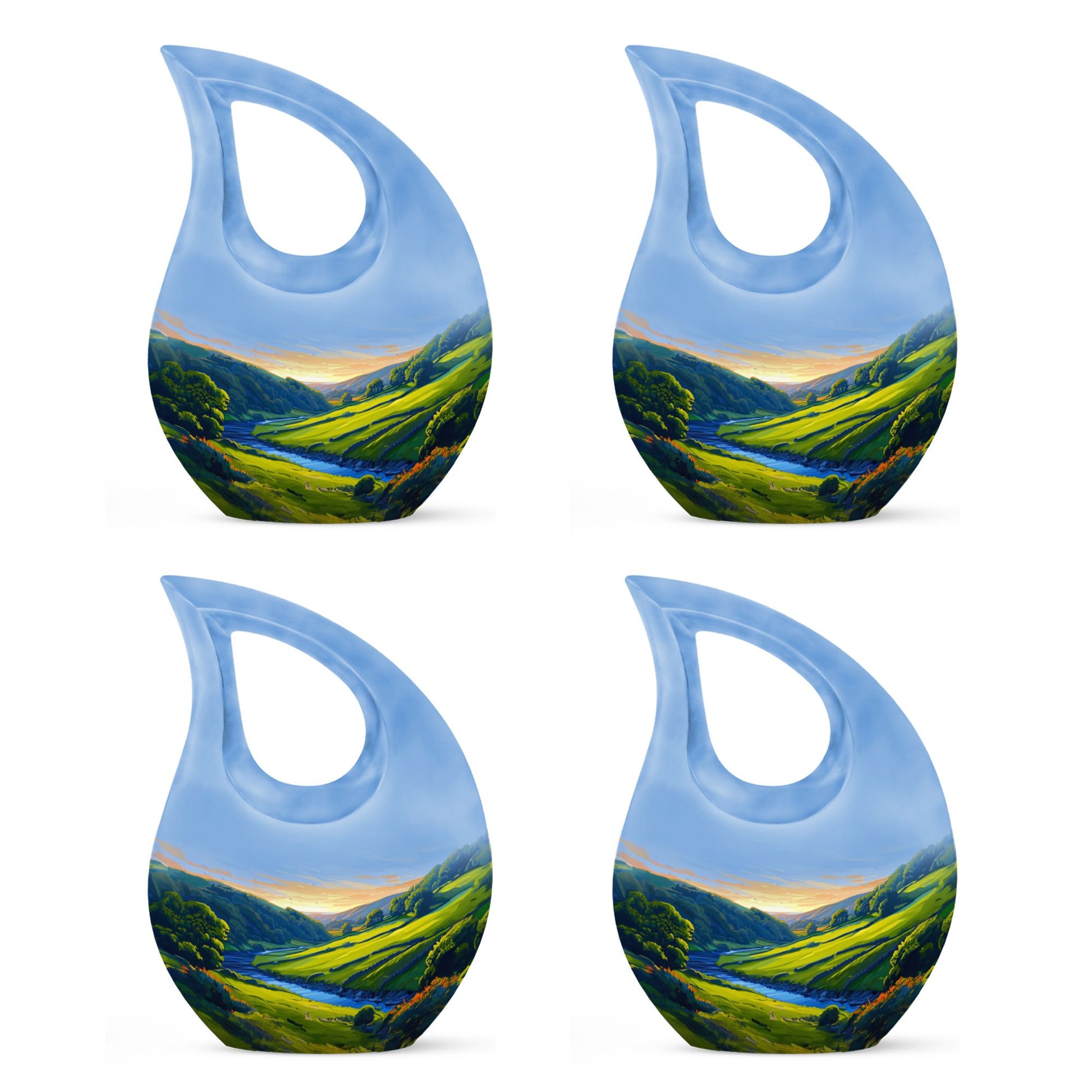 Sunrise Theme 3 Inch Keepsake Pack of 4