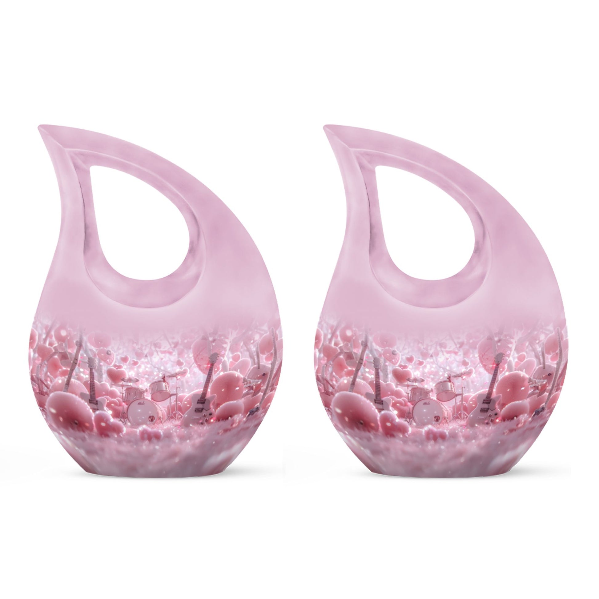 Drums And Music Theme 3 Inch Keepsake Pack of 2