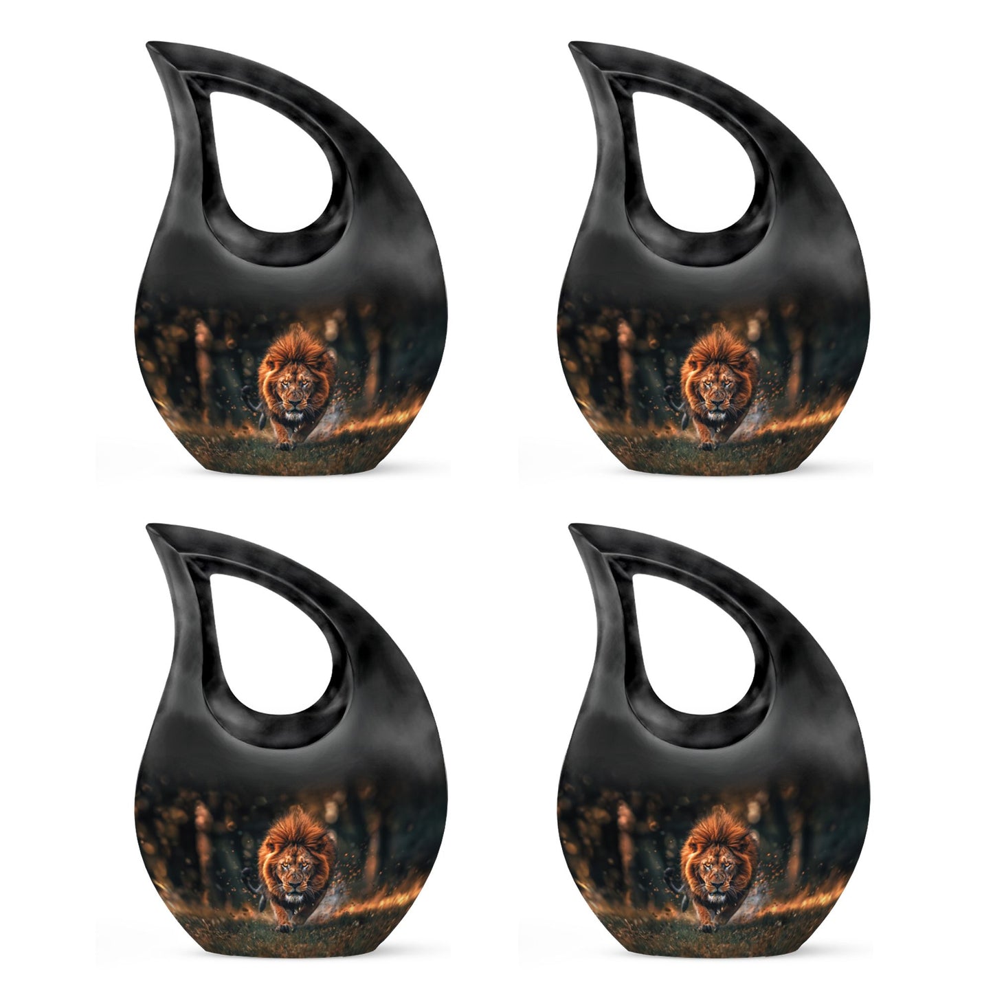 Lion Theme 3 Inch Keepsake Pack of 4