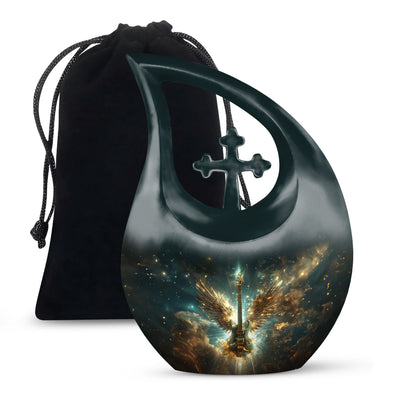 Guitar Theme Large Urn 10 Inch