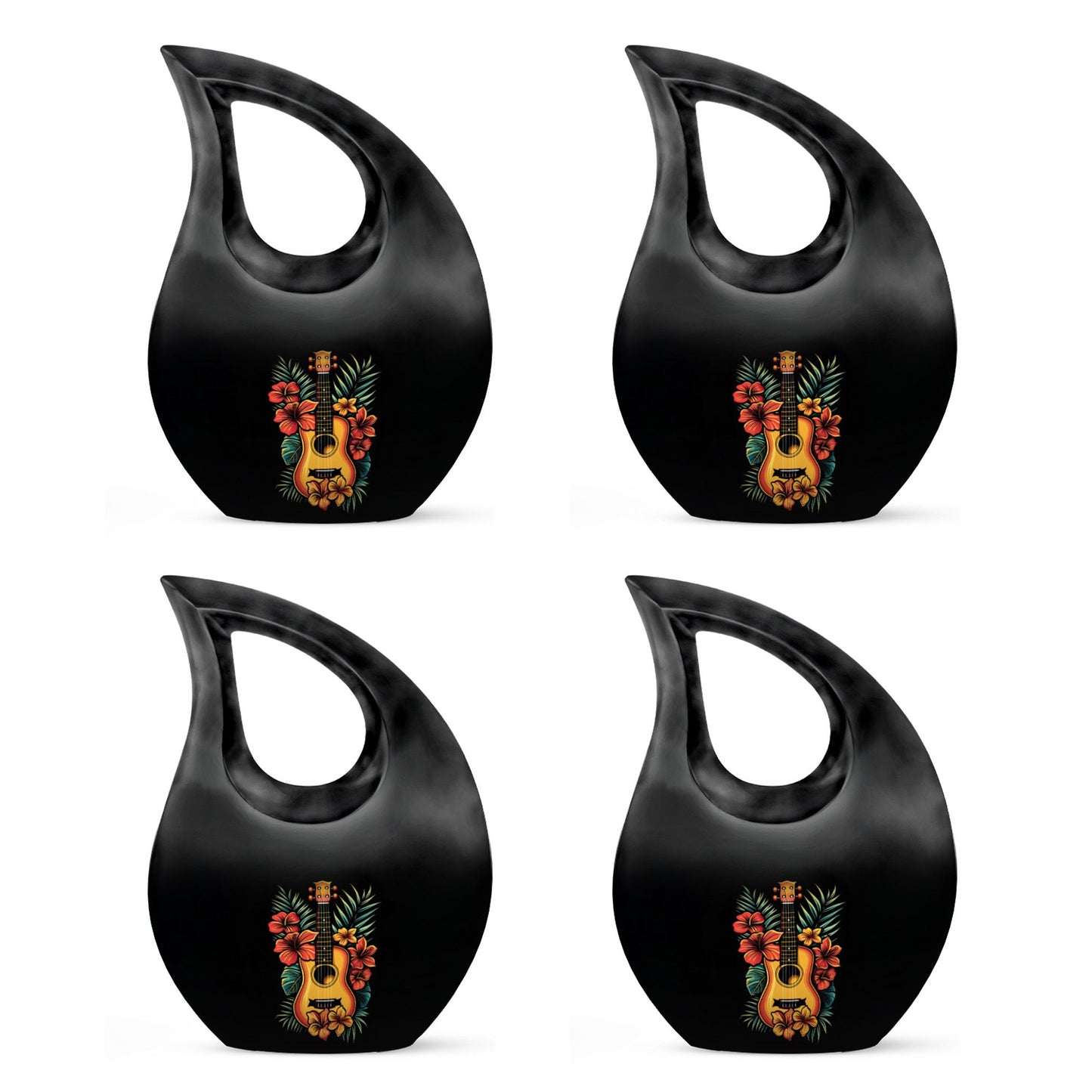 Guitar Theme 3 Inch Keepsake Pack of 4