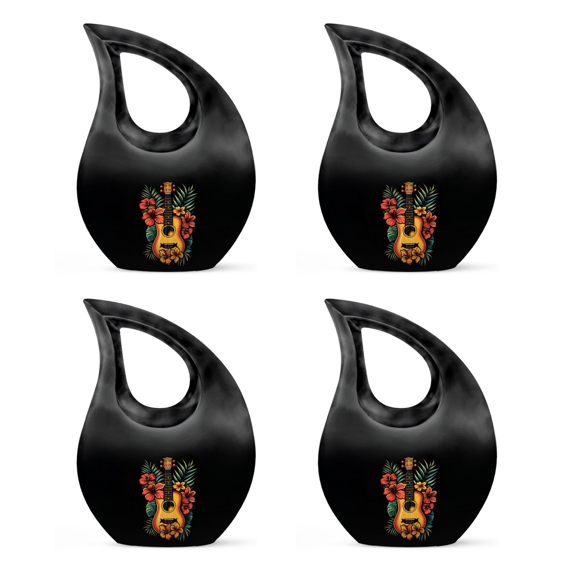 Guitar Theme 3 Inch Keepsake Pack of 4