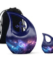 Galaxy Theme Large Urn With 1 Keepsake Urn