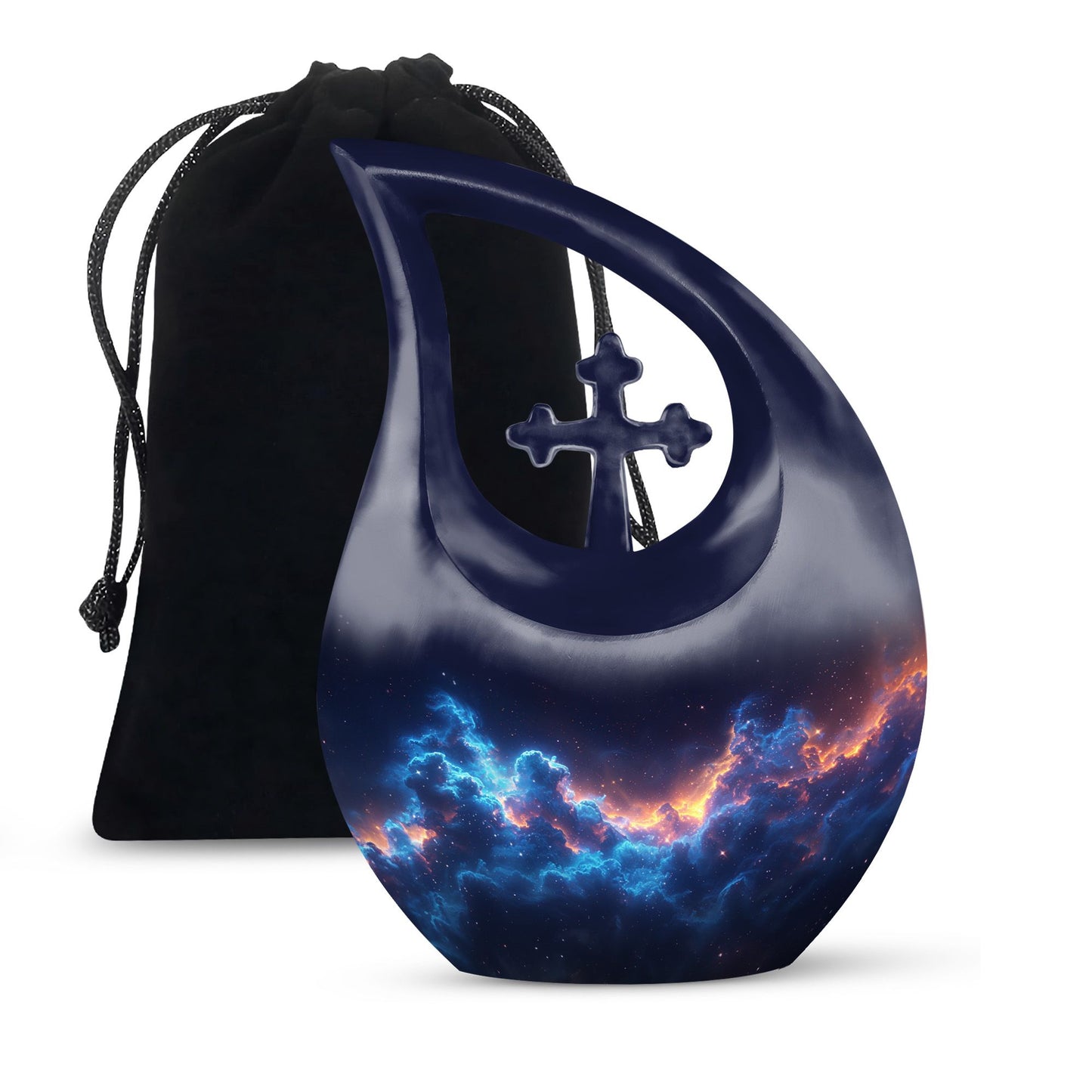 Galaxy Theme Large Urn 10 Inch