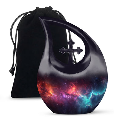 Galaxy Theme Large Urn 10 Inch