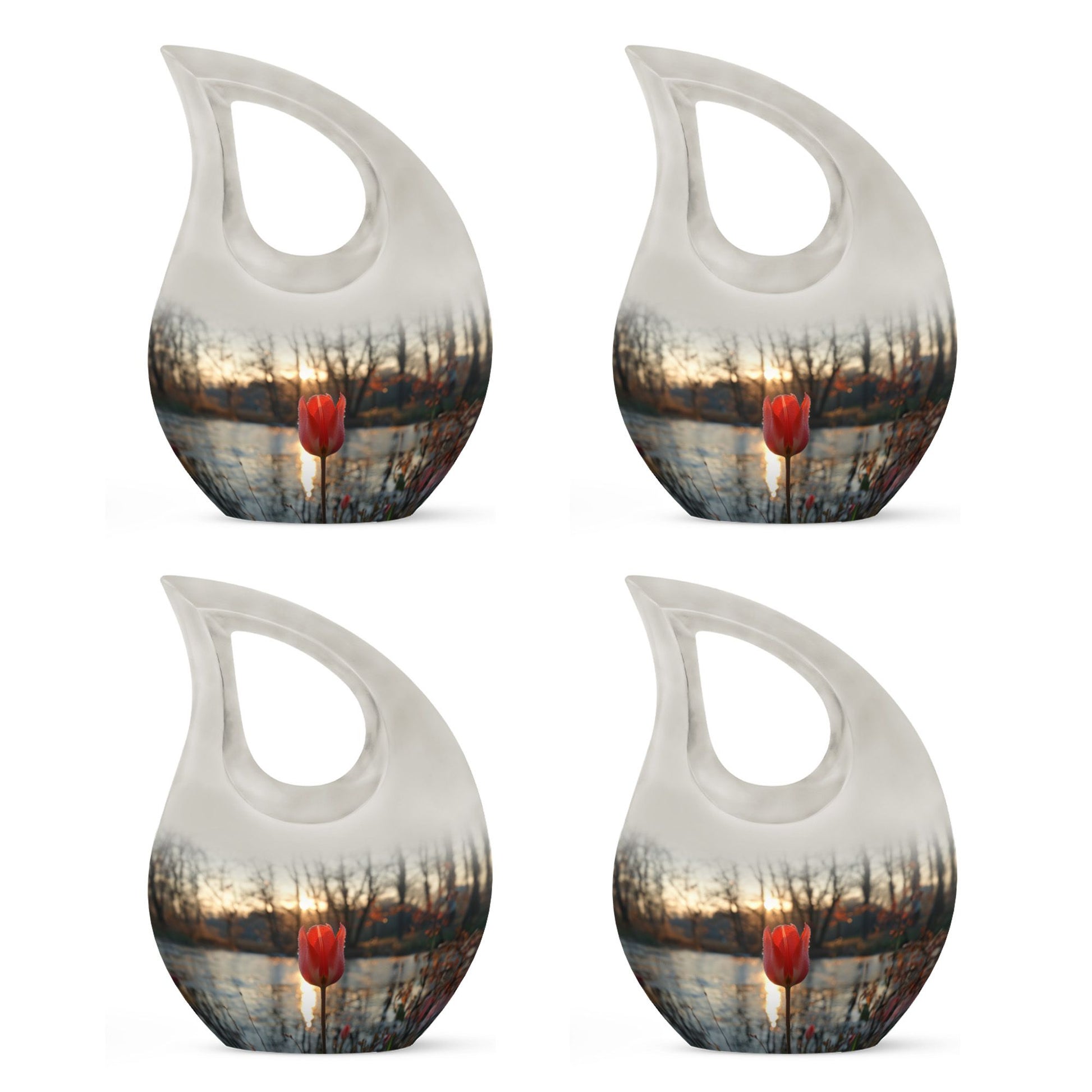 Tulips Theme 3 Inch Keepsake Pack of 4