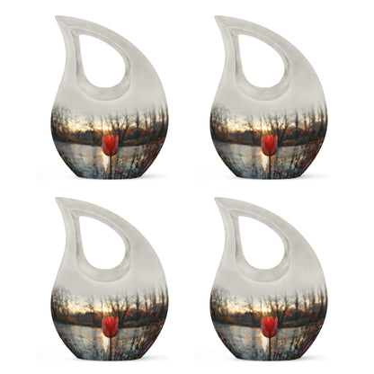 Tulips Theme 3 Inch Keepsake Pack of 4