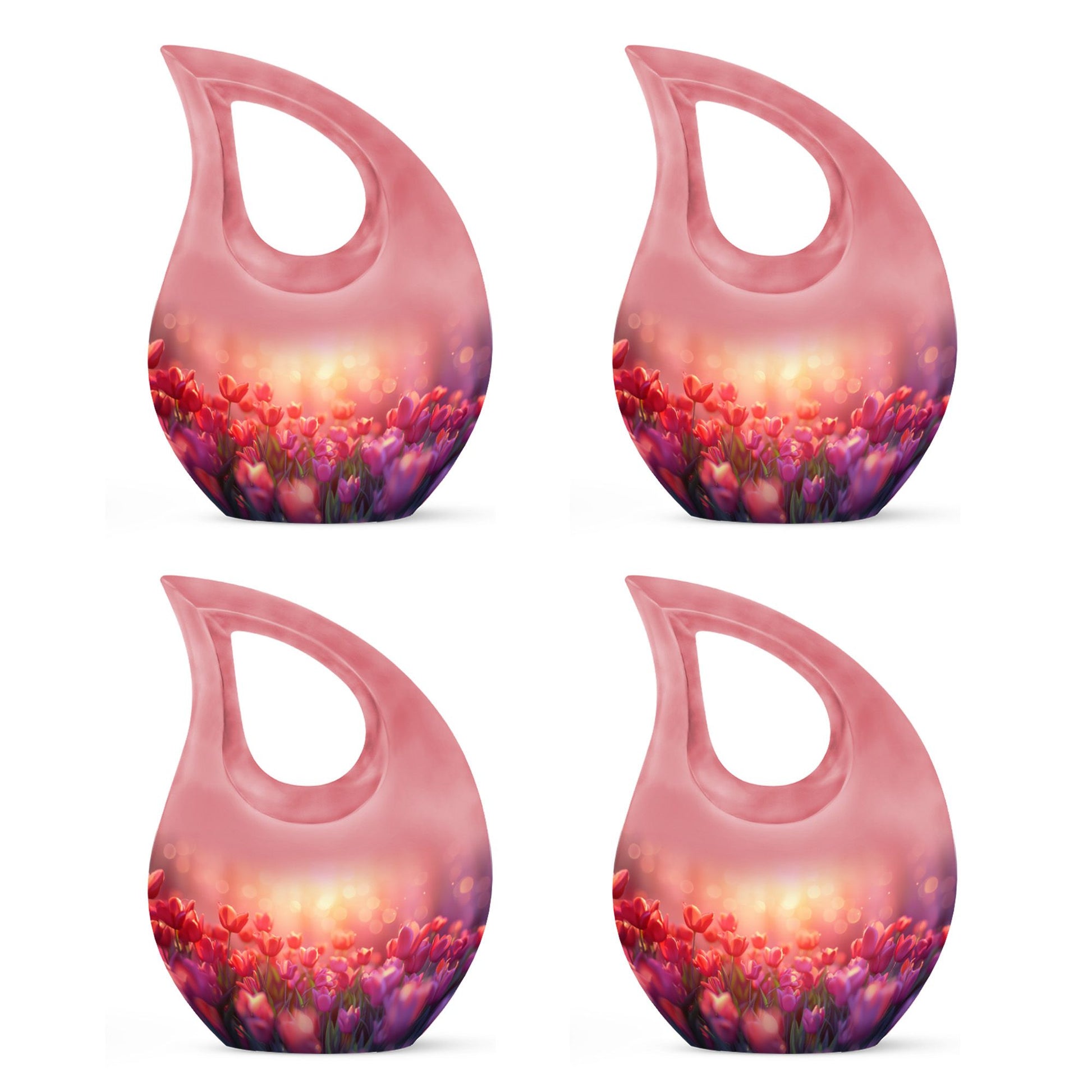 Tulips Theme 3 Inch Keepsake Pack of 4