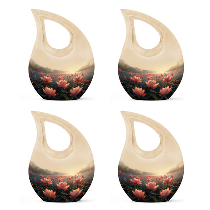 Lotus Theme 3 Inch Keepsake Pack of 4