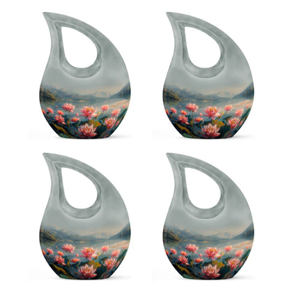 Lotus Theme 3 Inch Keepsake Pack of 4