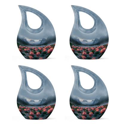 Lotus Theme 3 Inch Keepsake Pack of 4