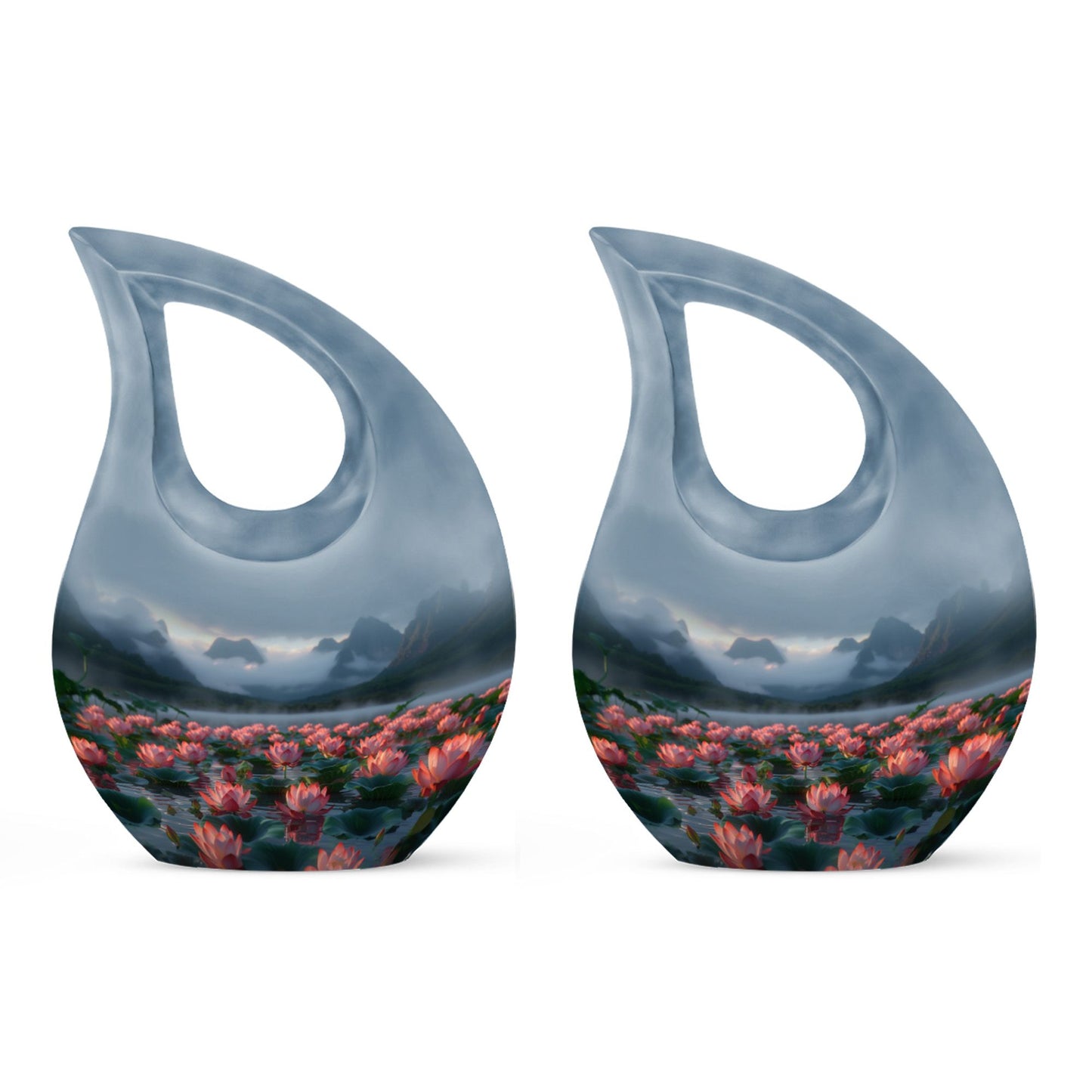 Lotus Theme 3 Inch Keepsake Pack of 2