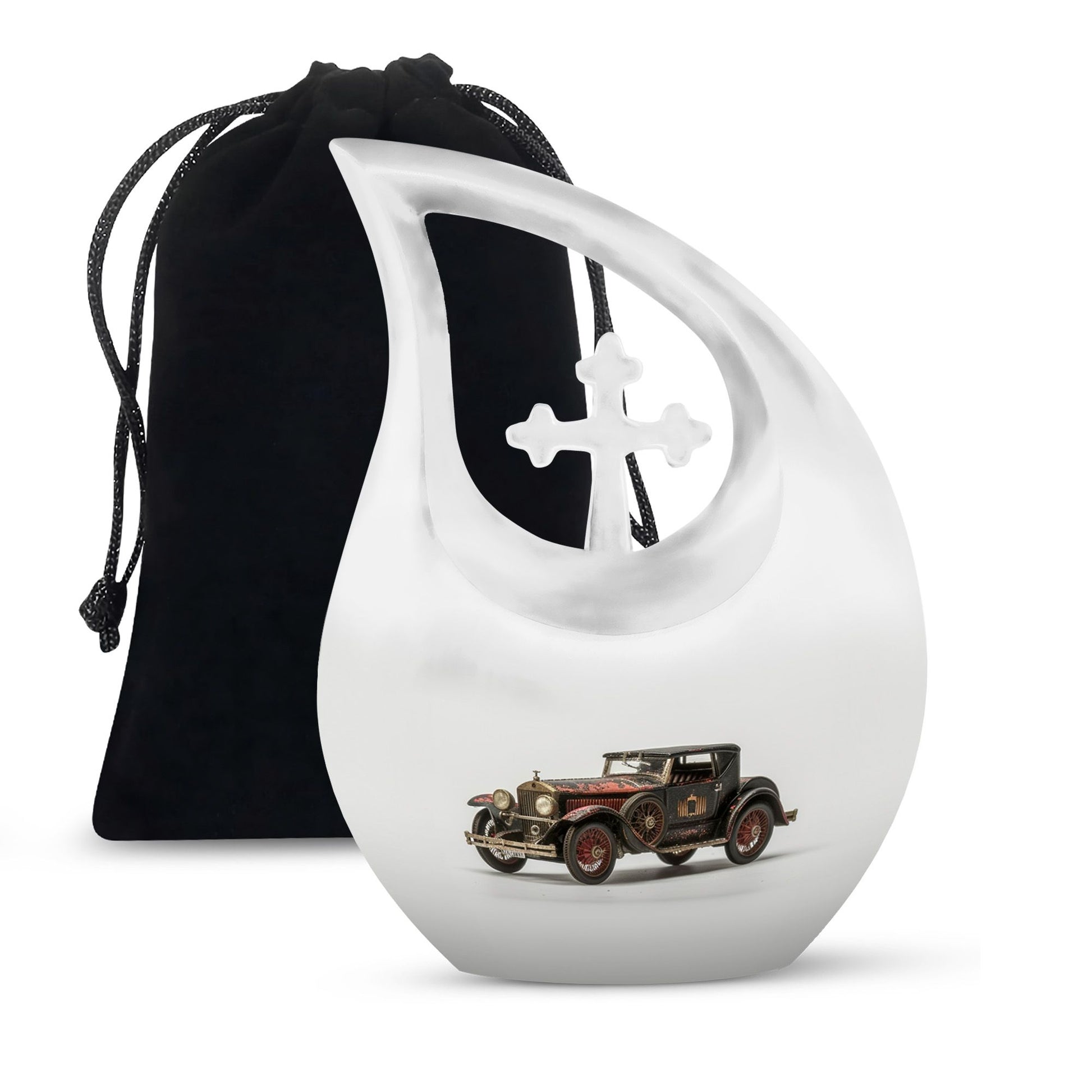 Car Theme Large Urn 10 Inch