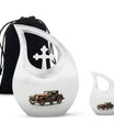 Car Theme Large Urn With 1 Keepsake Urn