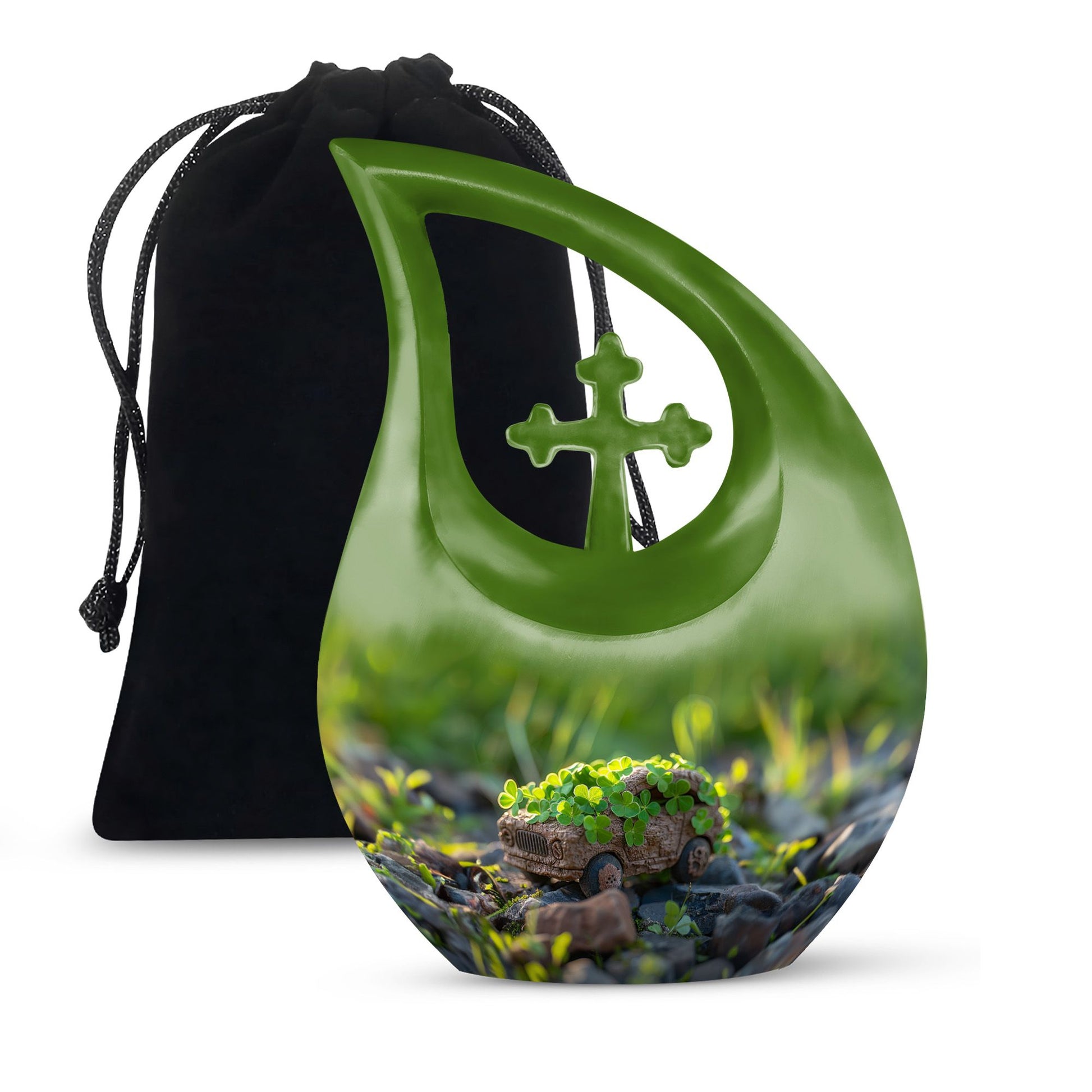 Car Theme Large Urn 10 Inch