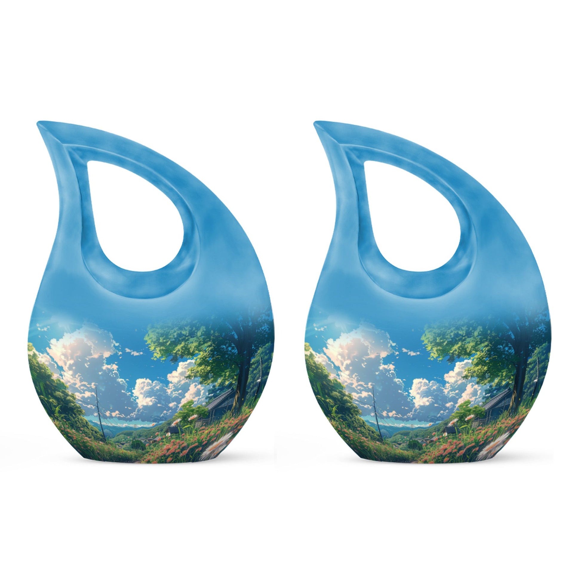 Flower Theme 3 Inch Keepsake Pack of 2