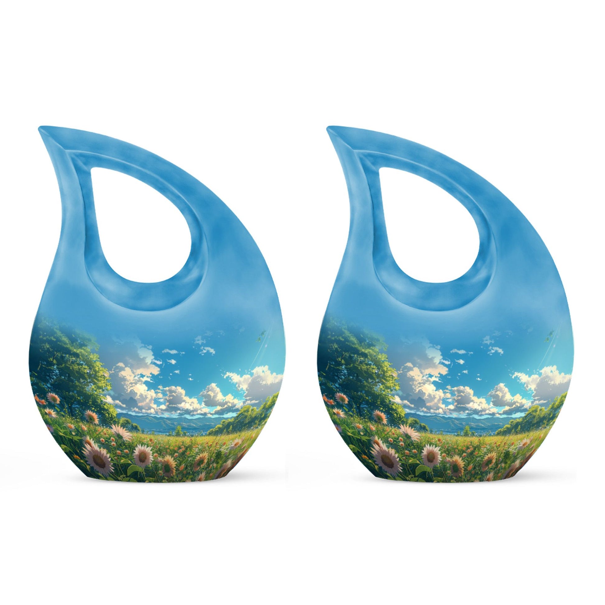 Flower Theme 3 Inch Keepsake Pack of 2