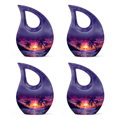 Sunset Theme 3 Inch Keepsake Pack of 4