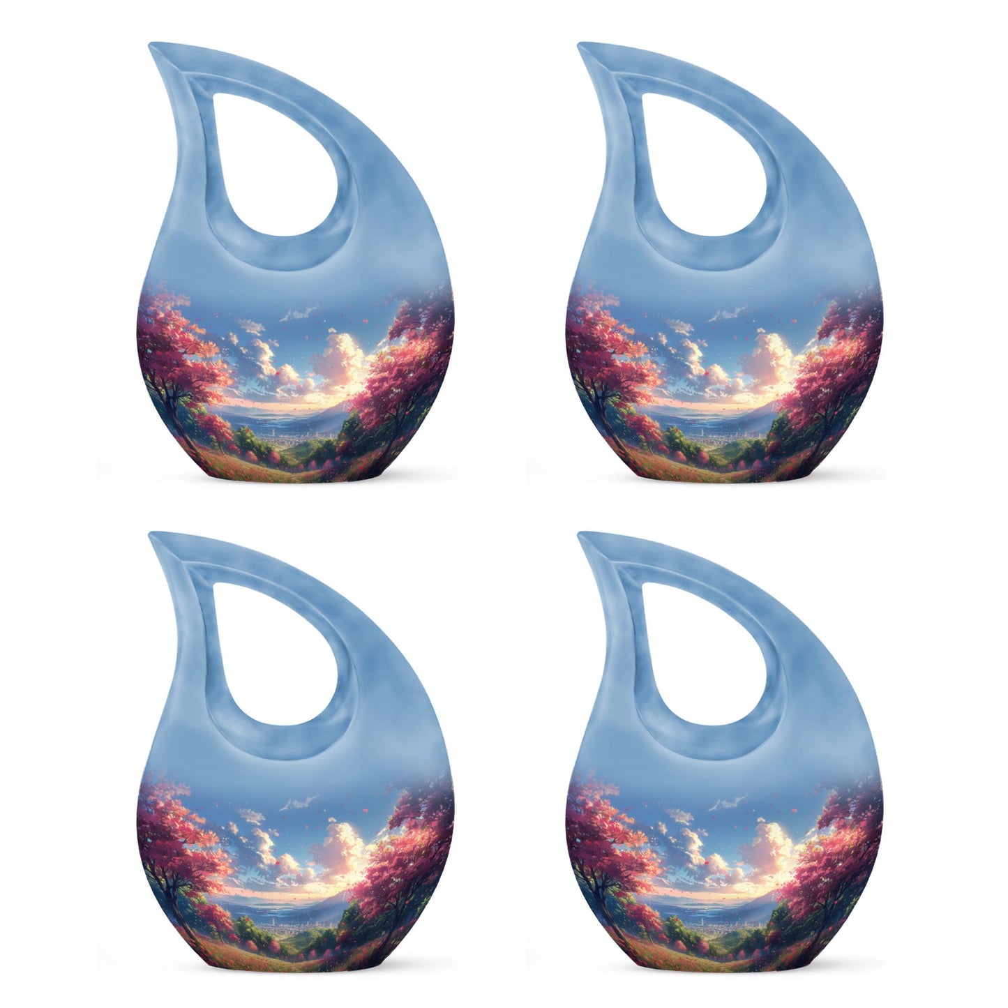 Sunset Theme 3 Inch Keepsake Pack of 4