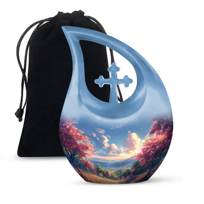 Sunset Theme Large Urn 10 Inch