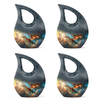 Dragon Theme 3 Inch Keepsake Pack of 4