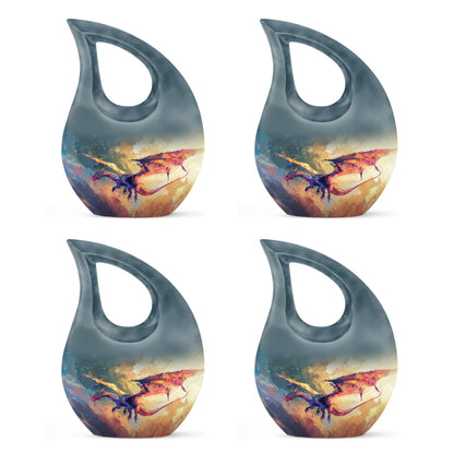 Dragon Theme 3 Inch Keepsake Pack of 4