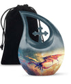 Dragon Theme Large Urn 10 Inch