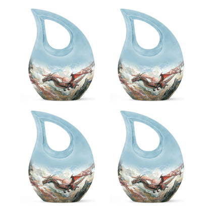 Dragon Theme 3 Inch Keepsake Pack of 4