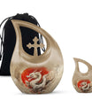 Dragon Theme Large Urn With 1 Keepsake Urn