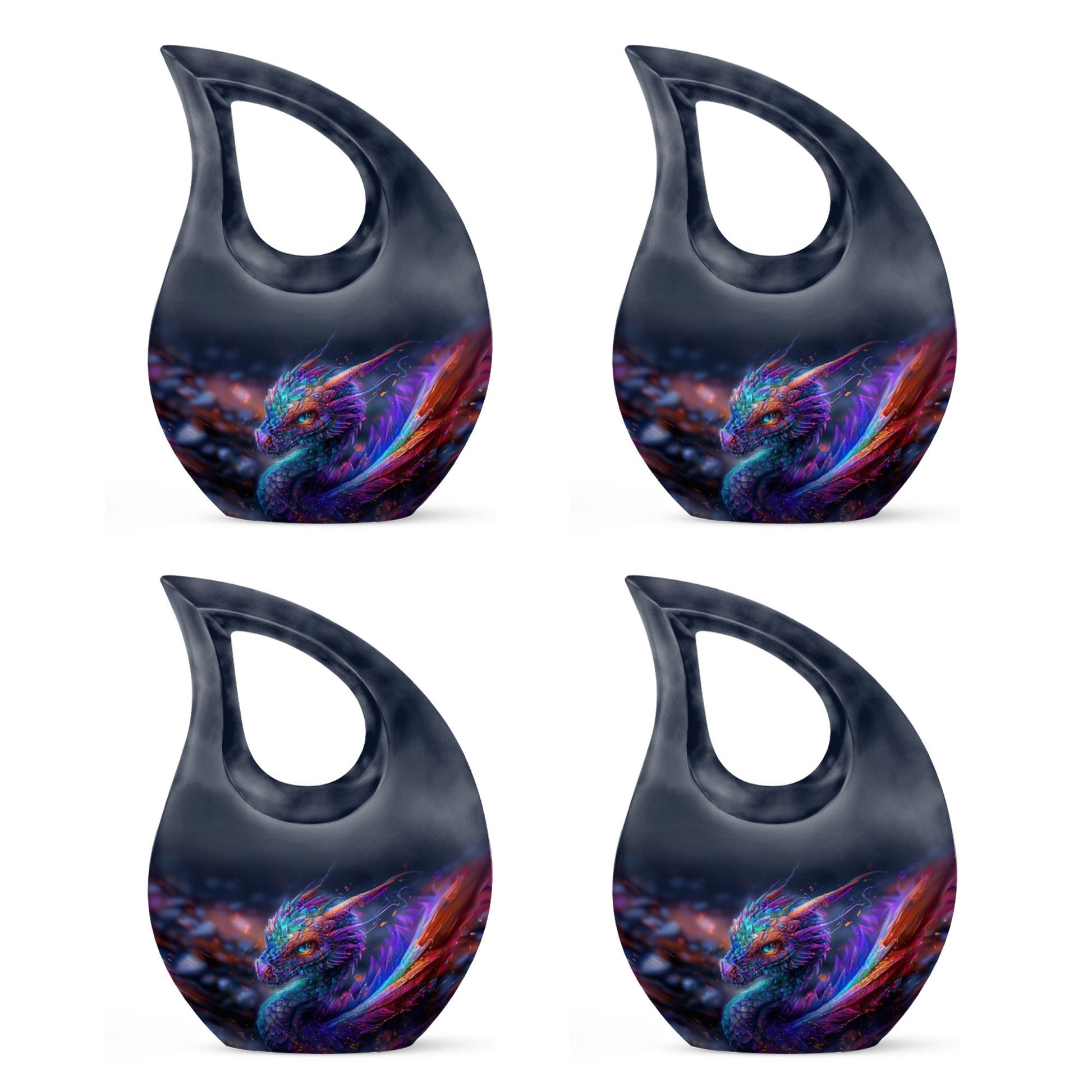 Dragon Theme 3 Inch Keepsake Pack of 4