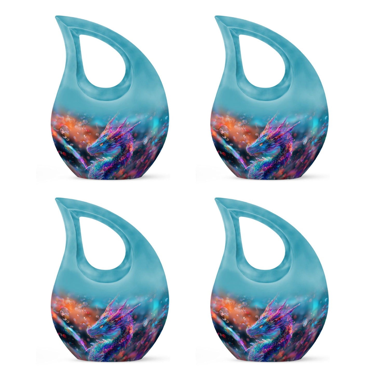 Dragon Theme 3 Inch Keepsake Pack of 4