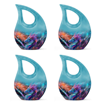 Dragon Theme 3 Inch Keepsake Pack of 4