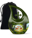 Deer Theme Large Urn 10 Inch