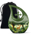Deer Theme Large Urn 10 Inch