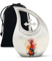 Guitar Large Cremation Urn for Adult Human Ashes - Colorful Guitar Urn For Musicians