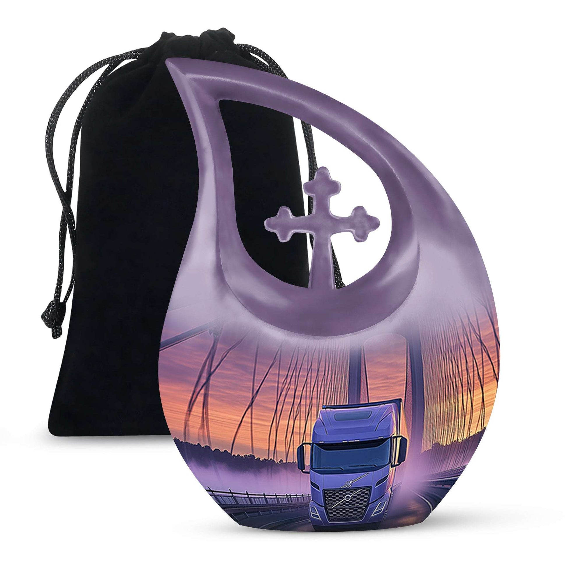 Truck Urn Burial Urns For Humans – Trucker Memorial Ashes Keepsake