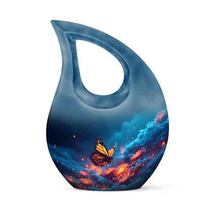 Blue Butterfly Cremation Urns - Enduring Guardian - Yatskia