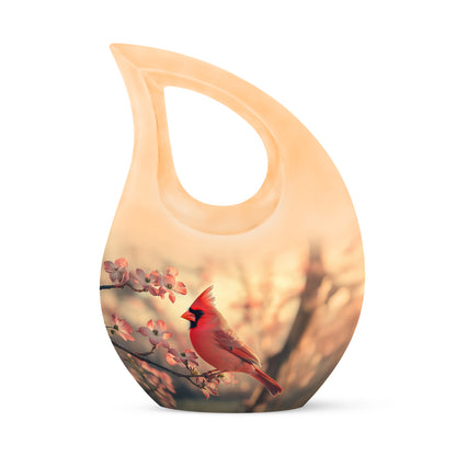 Radiant Cardinal Memorial Cremation Urns - Gold - Yatskia