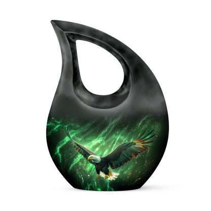 Green Eagle Cremation Urns - Enduring Blessing 10-inch, 200 cu in - Yatskia