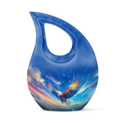 Blue Eagle Cremation Urns - Opulent Sanctuary 10-inch, 200 cu in - Yatskia