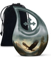 Eagle Burial Urn For Ashes – Patriotic Cremation Urn Adult Ash