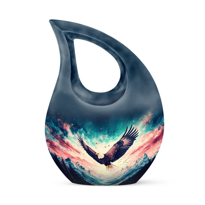 Blue Eagle Legacy Cremation Urns for Human Ashes - 10-inch, 200 cu in - Yatskia