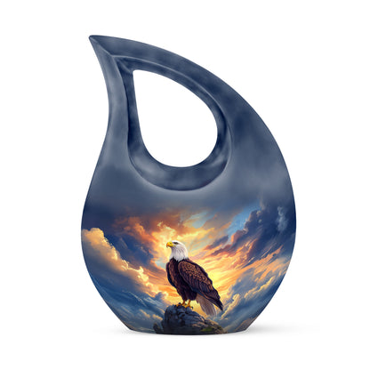 Blue Eagle Cremation Urns - Glorious Testament 10-inch, 200 cu in - Yatskia